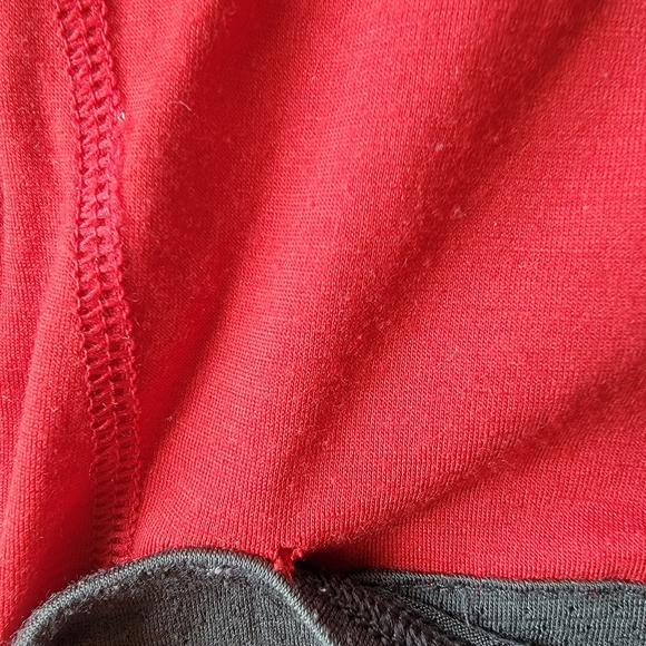 Smartwool Men's Cycling Biking Jersey Size Large Red Grey - Picture 12 of 14